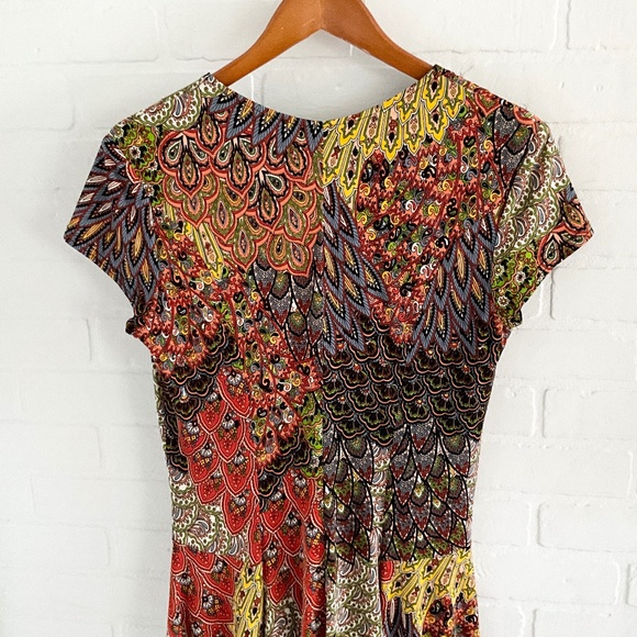 Joseph Ribkoff Paisley Midi Dress, Size 14 - Picture 11 of 13